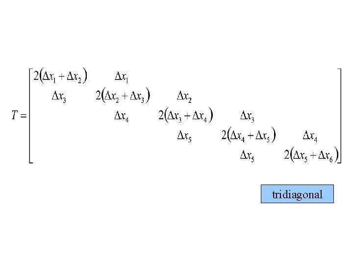 tridiagonal 