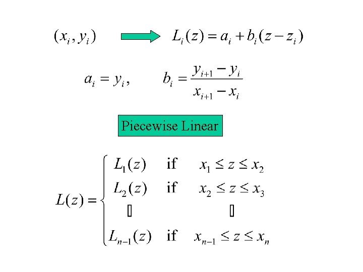 Piecewise Linear 