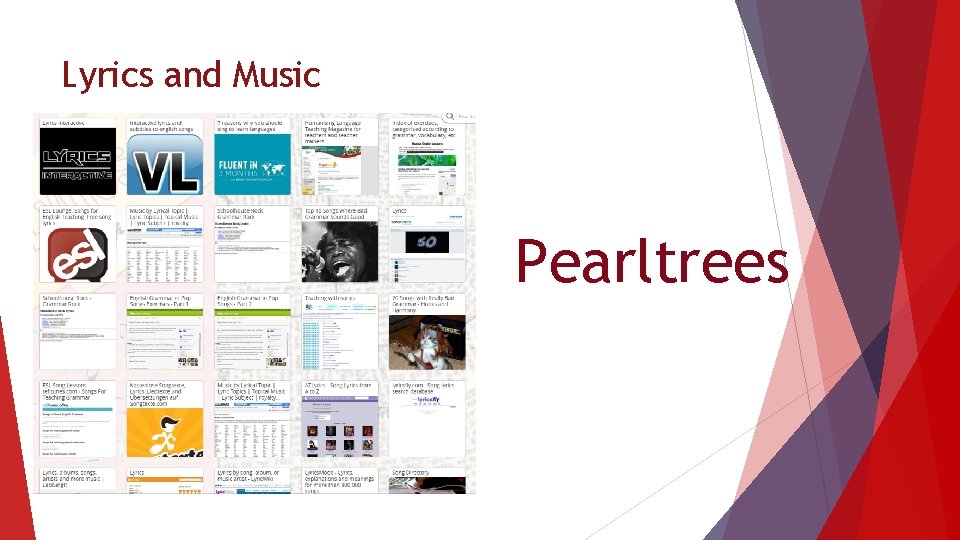 Lyrics and Music Pearltrees 