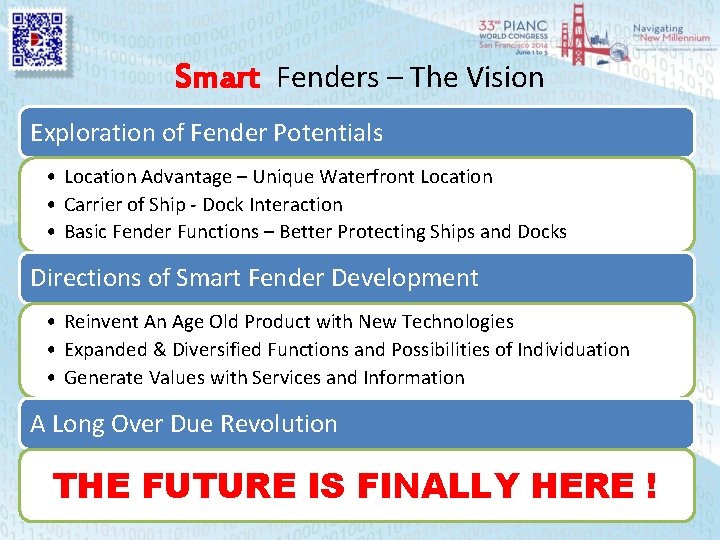 Smart Fenders – The Vision Exploration of Fender Potentials • Location Advantage – Unique