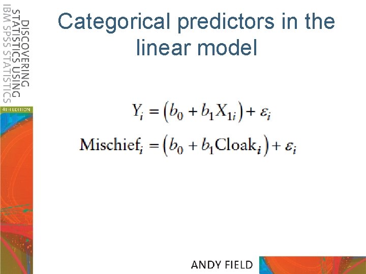Categorical predictors in the linear model 