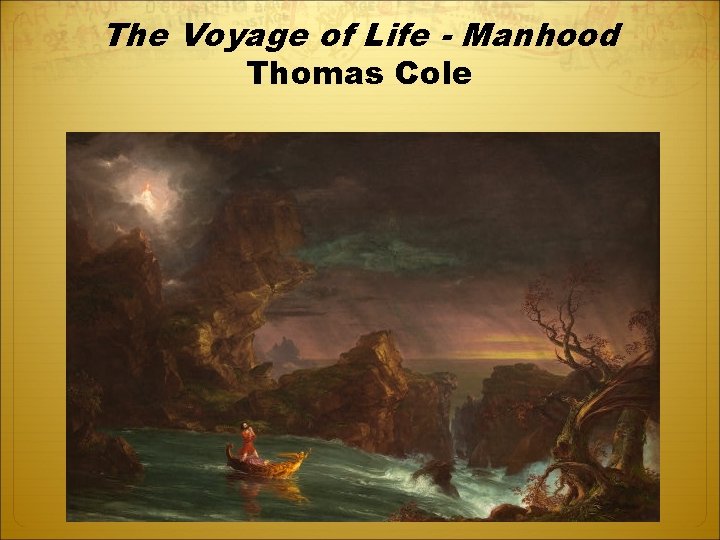 The Voyage of Life - Manhood Thomas Cole 