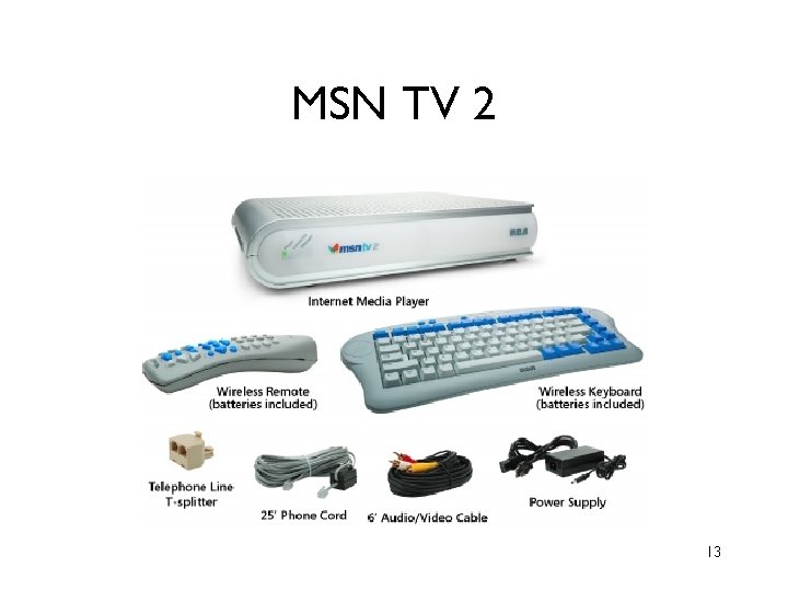 MSN TV 2 13 MSN TV 2 13