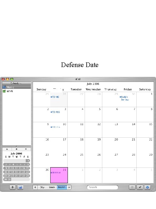 Defense Date 