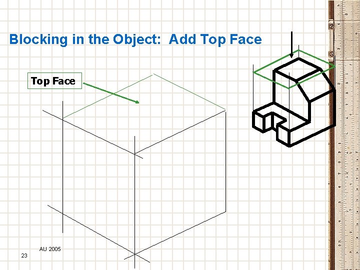 Blocking in the Object: Add Top Face AU 2005 23 