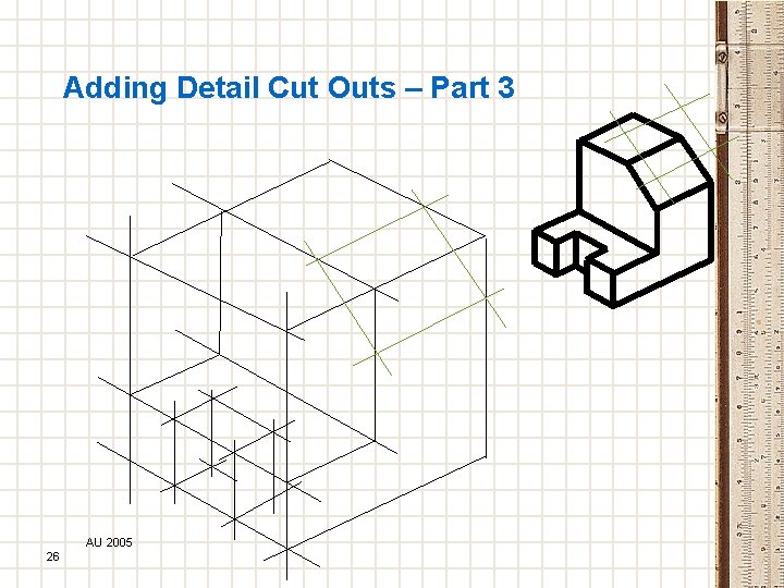 Adding Detail Cut Outs – Part 3 AU 2005 26 