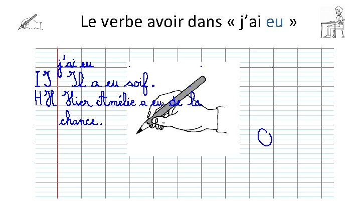  Le verbe avoir dans « j’ai eu » 
