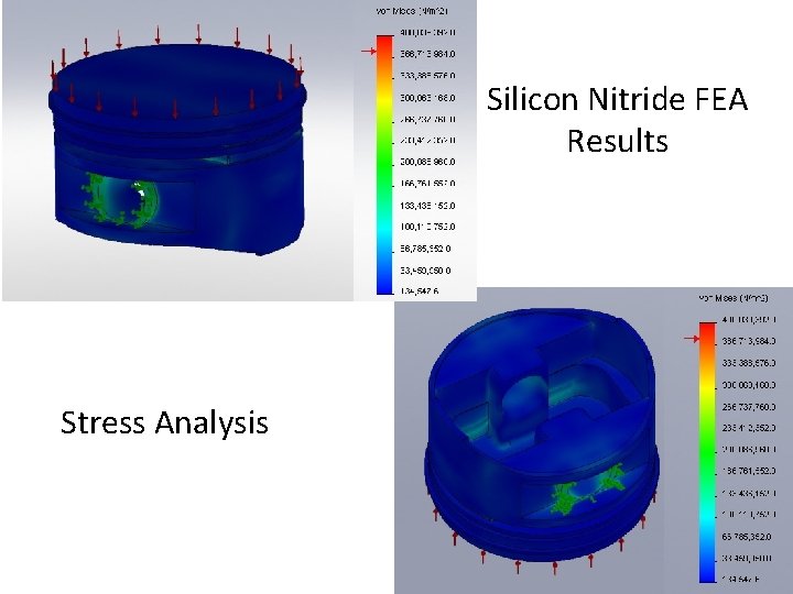 Silicon Nitride FEA Results Stress Analysis 