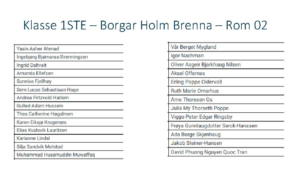 Klasse 1 STE – Borgar Holm Brenna – Rom 02 