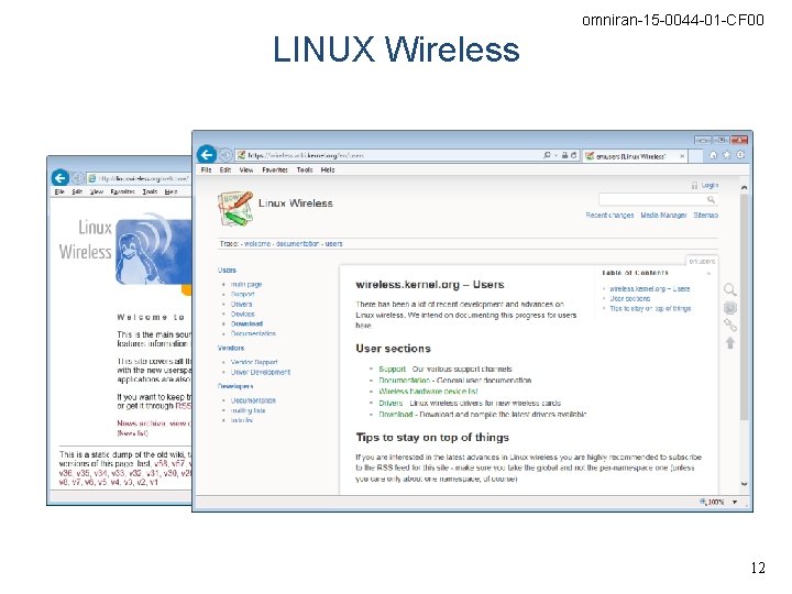 omniran-15 -0044 -01 -CF 00 LINUX Wireless 12 