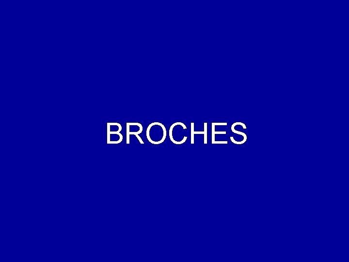 BROCHES 