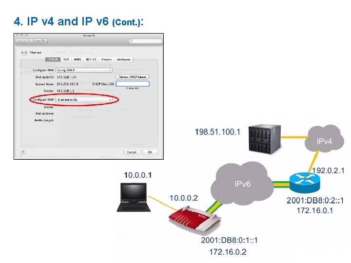 4. IP v 4 and IP v 6 (Cont. ): 