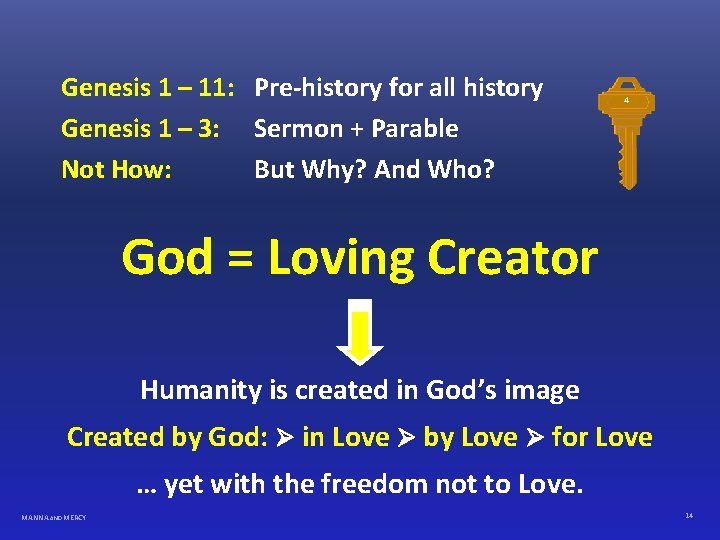 Genesis 1 – 11: Pre-history for all history Genesis 1 – 3: Sermon +