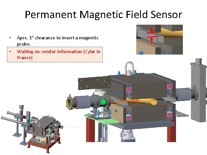 Permanent Magnetic Field Sensor • • Aprx. 1” clearance to insert a magnetic probe.