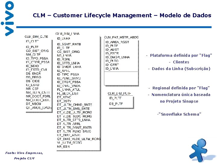 CLM – Customer Lifecycle Management – Modelo de Dados - Plataforma definida por “Flag”