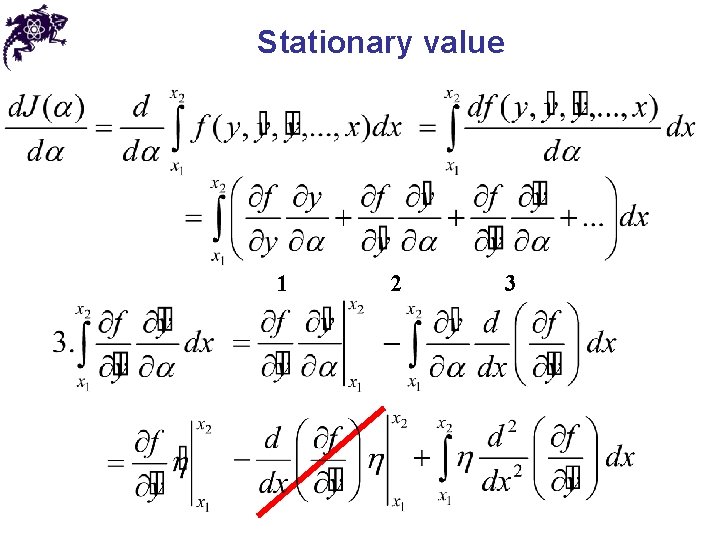 Stationary value 1 2 3 