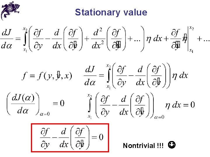 Stationary value Nontrivial !!! 