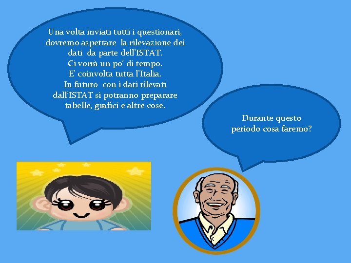 Una volta inviati tutti i questionari, dovremo aspettare la rilevazione dei dati da parte