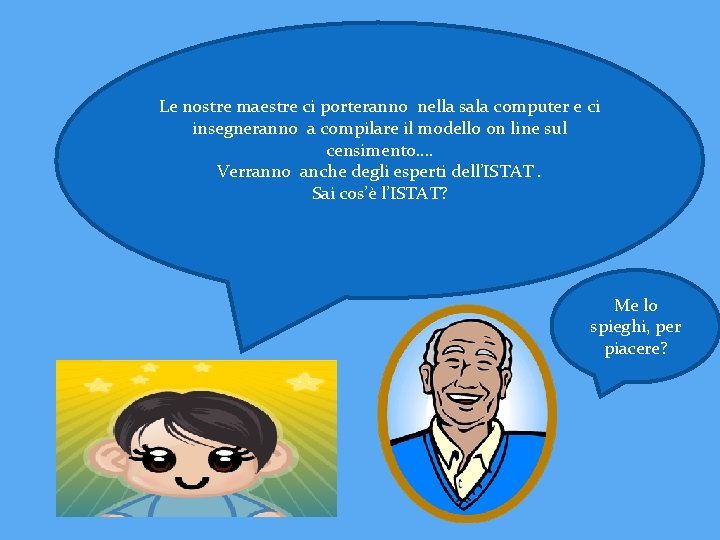 Le nostre maestre ci porteranno nella sala computer e ci insegneranno a compilare il