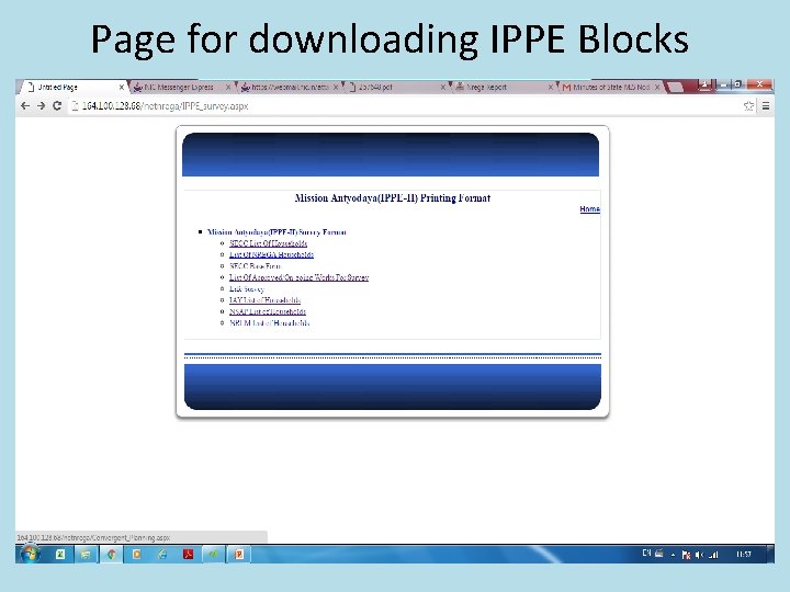 Page for downloading IPPE Blocks 