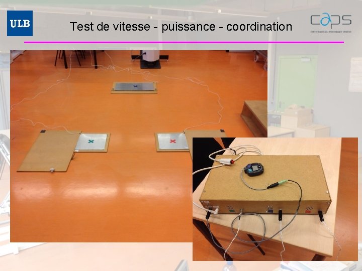 Test de vitesse - puissance - coordination 