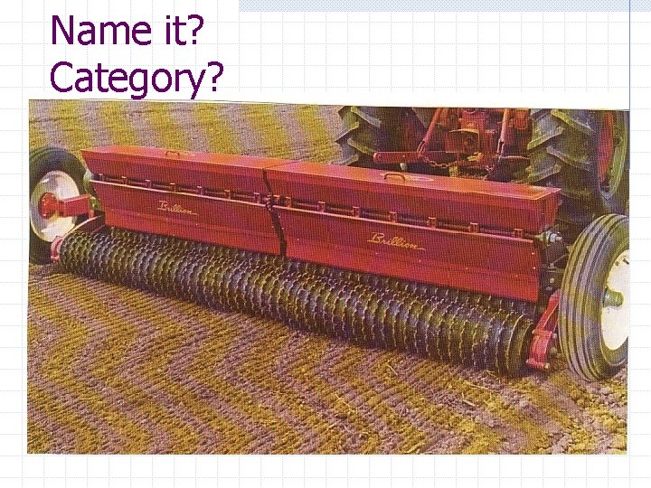 Name it? Category? 