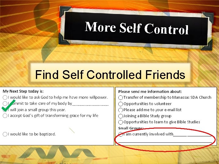 More Self Control Find Self Controlled Friends 