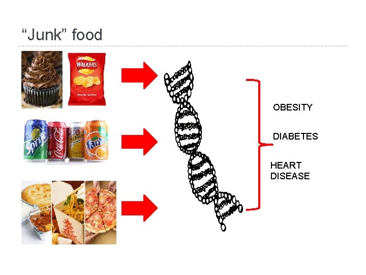 “Junk” food OBESITY DIABETES HEART DISEASE 