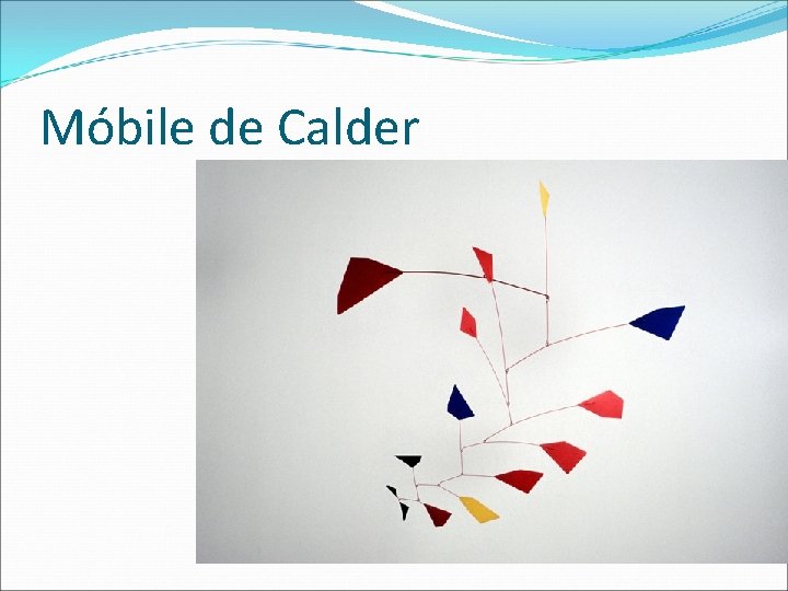 Móbile de Calder 