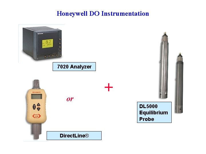 Honeywell DO Instrumentation 7020 Analyzer or + DL 5000 Equilibrium Probe Direct. Line® 
