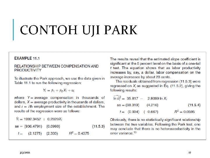 CONTOH UJI PARK 3/3/2021 17 