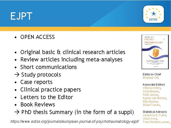 EJPT • OPEN ACCESS • Original basic & clinical research articles • Review articles