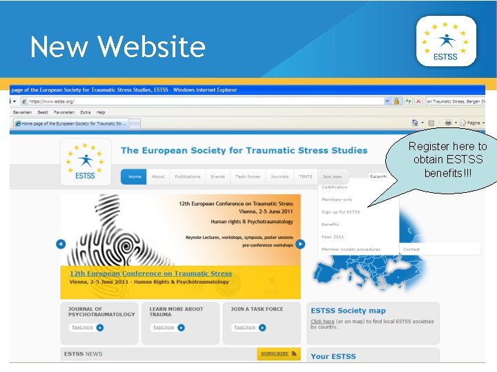New Website Register here to obtain ESTSS benefits!!! 