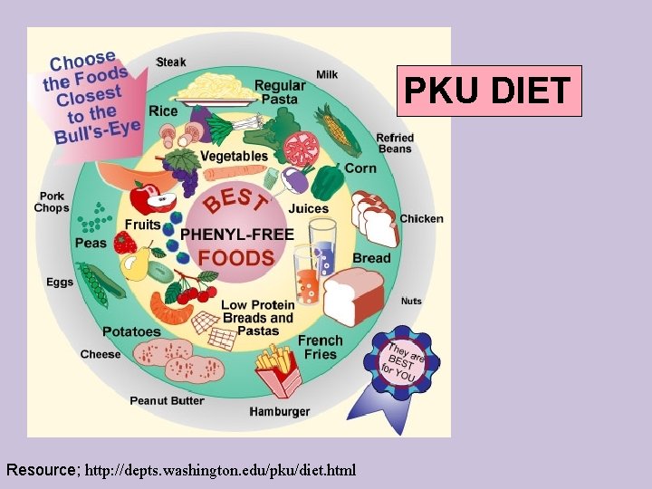 PKU DIET Resource; http: //depts. washington. edu/pku/diet. html 