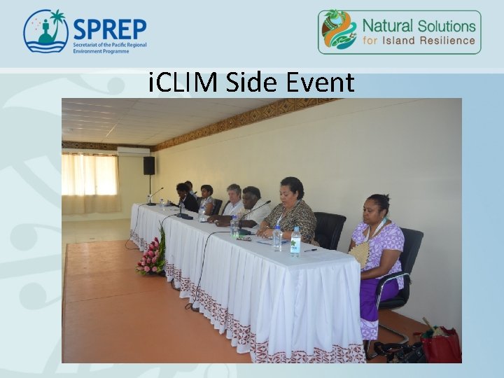 i. CLIM Side Event i. CLIM Side Event