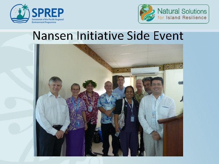 Nansen Initiative Side Event Nansen Initiative Side Event
