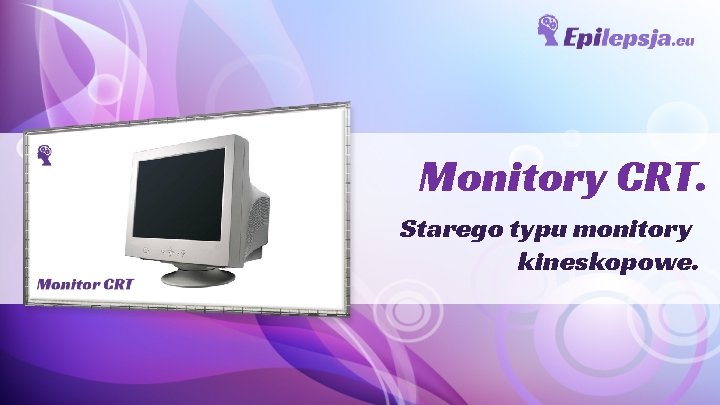 Monitory CRT. Starego typu monitory kineskopowe. 