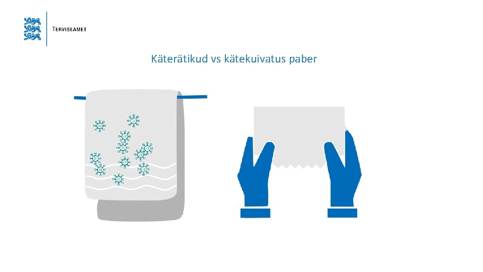 Käterätikud vs kätekuivatus paber 