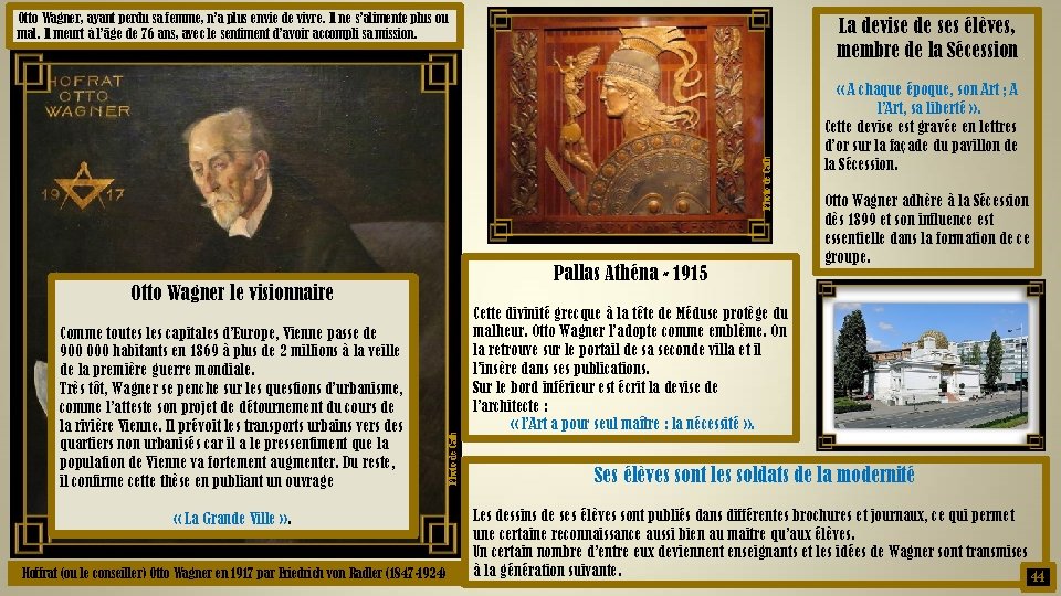 Otto Wagner, ayant perdu sa femme, n’a plus envie de vivre. Il ne s’alimente