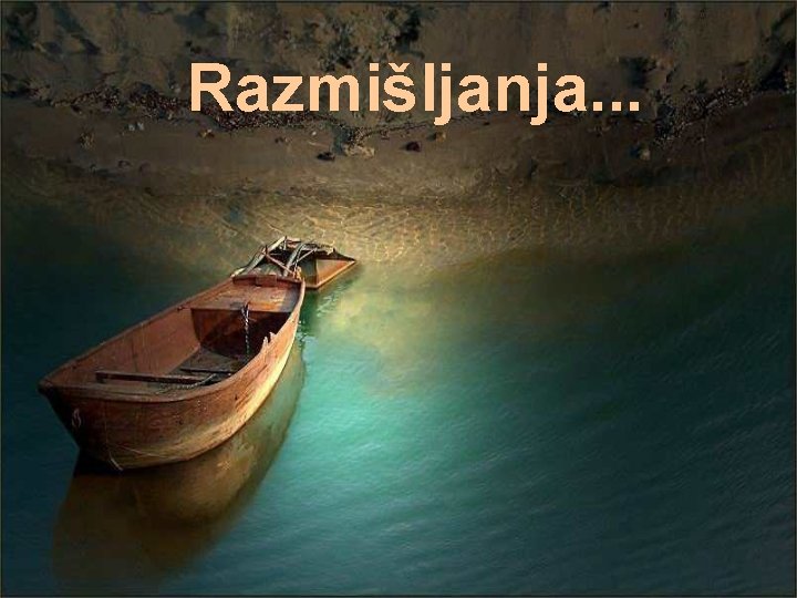 Razmišljanja. . . 