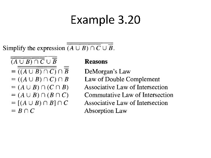 Example 3. 20 