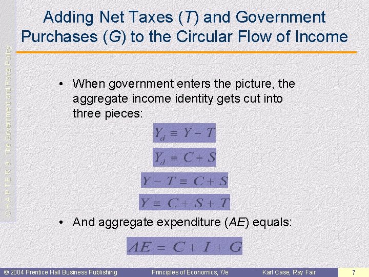 C H A P T E R 9: The Government and Fiscal Policy Adding