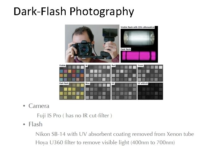 Dark-Flash Photography 