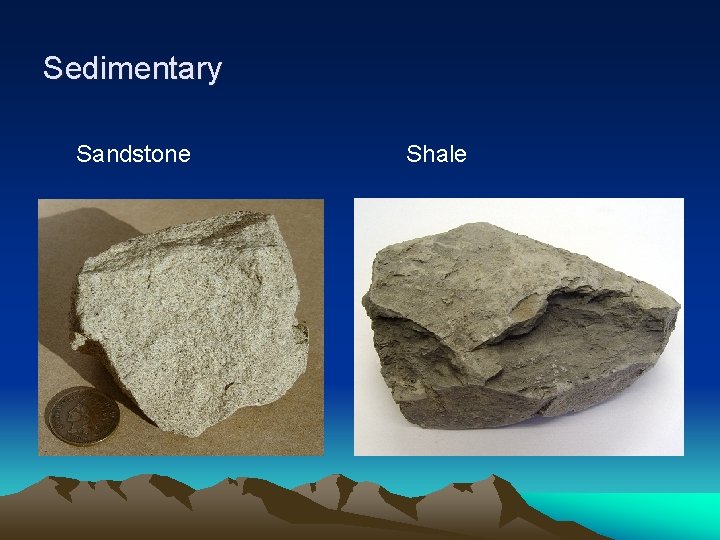 Sedimentary Sandstone Shale 