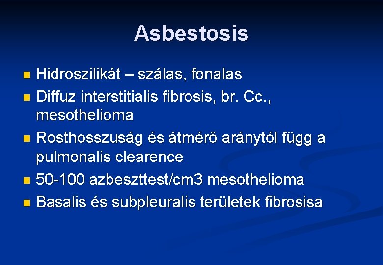 mesothelioma tumor types