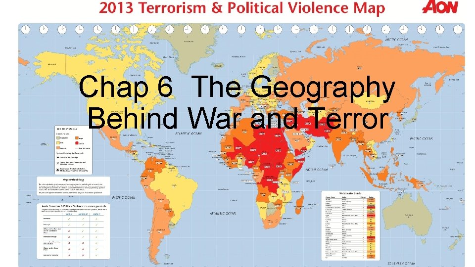 Chap 6 The Geography Behind War and Terror 