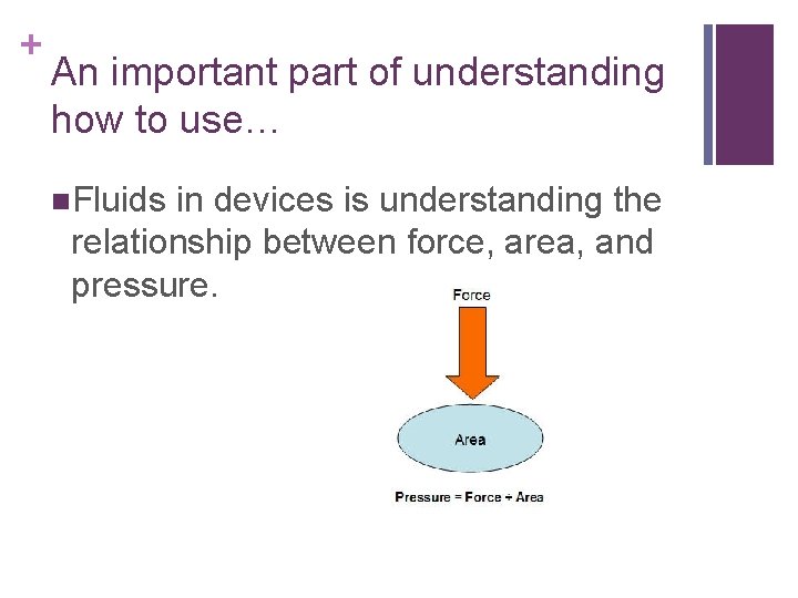 + An important part of understanding how to use… n. Fluids in devices is