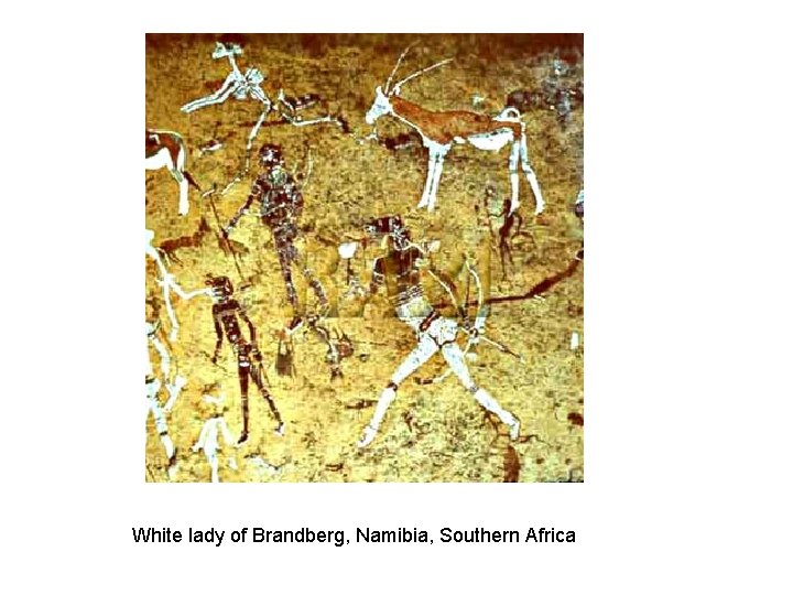 White lady of Brandberg, Namibia, Southern Africa White lady of Brandberg, Namibia, Southern Africa