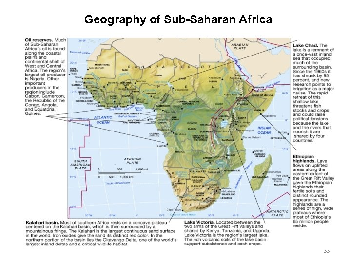 Geography of Sub-Saharan Africa 33 