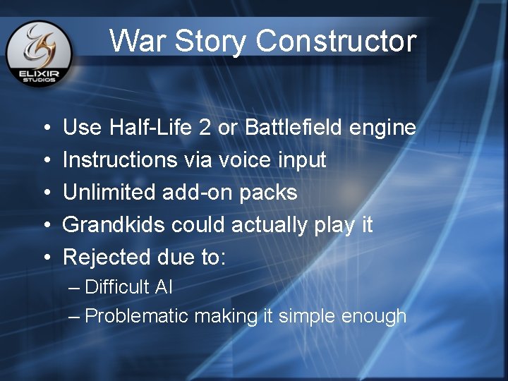 War Story Constructor • • • Use Half-Life 2 or Battlefield engine Instructions via War Story Constructor • • • Use Half-Life 2 or Battlefield engine Instructions via
